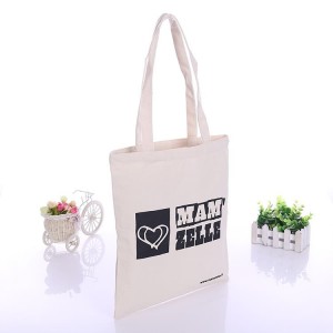 Supply OEM China Customized White Degradable Plastic Flexible Printed Promotional Shopping Tote Bag with Reinforcement