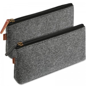 Discount wholesale Promotional Shopping Bag Supplier - Simple Felt Pencil Case, Cheap Roll child felt pencil bag – Tongxing