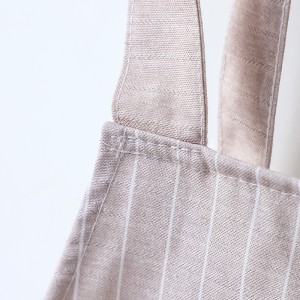 Japan Style Custom Linen Cotton Sleeveless Aprons For Cafe H Shoulder Strap Kitchen Apron
