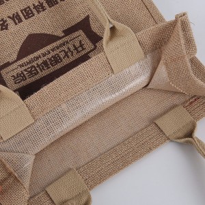 Hot Sale for China Manufacture Jute and Linen Fabric Shopping Bag Linen Tote Bag