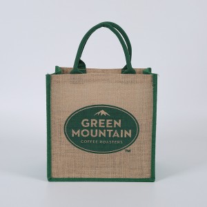 Custom Waterproof Promotion Gifts Bag Eco Jute Shopping Tote Bag