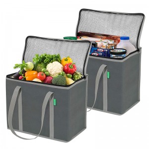 Guangzhou Customized Food Delivery Bag Promotional Outdoor Non Woven Cooler Picnic Bag
