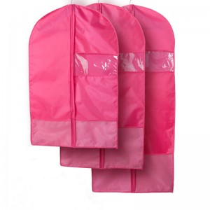 Custom Logo Dustproof Garment Bags For Clothing Oxford PVC Suit Cover Bag