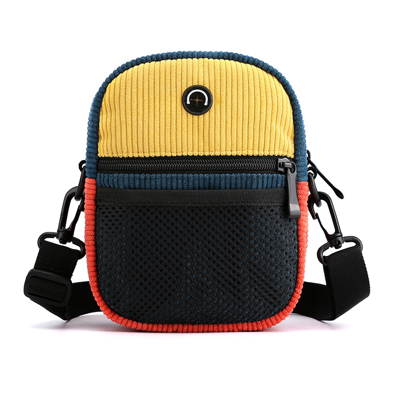 Custom Manufacturer Wholesale Colorful Daily Single-Shoulder Bag Corduroy Crossbody Bag Featured Image