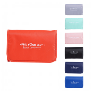 Summer Custom Travel Wash Bags With Logo Folding Portable Cosmetic Bag