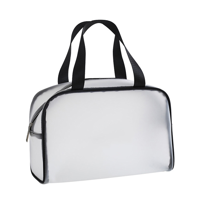 Custom Portable Wash Bag Fashion TPU Travel Waterproof Cosmetics Makeup Bag Featured Image