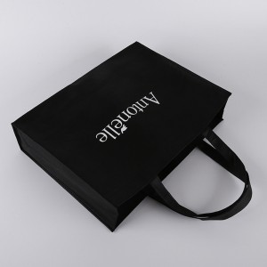 Custom Bag Supplier Environmental Reusable Tote Bag With Logo Black PP Non Woven Shopping Bags