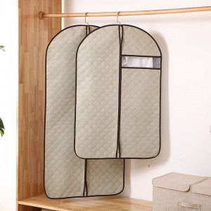High Quality China Zippered Non Woven Wedding Dress Clothes Garment Bag Suit Cover