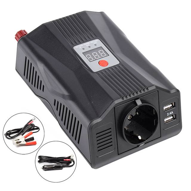 Portable dc to ac car inverter charger 200W/400W power inverter for car, marine, RV Featured Image