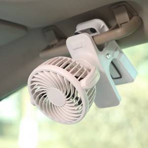 Clip on Stroller Fan, Battery Operated Portable Mini Desk Fan Rechargeable, USB Powered Clip Fan for Baby Stroller Office Outdoor Travel