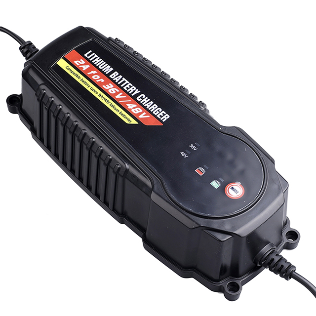 Professional 36/48 volt battery chargers 2A 36V 48V Lithium ion E-bike battery charger