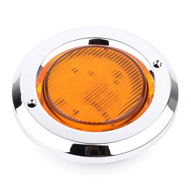 2″ LED Round Clearance/Marker Light /Amber/Red colors