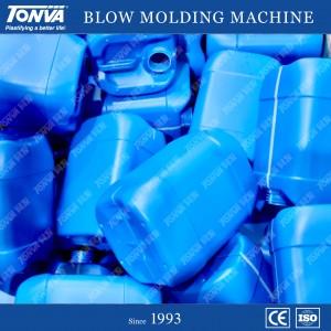 TONVA 5L plastic jerrycan co-ex blow molding machine for multi layer high barrier HDPE / EVOH bottles