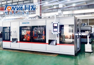 Plastic extrusion blow molding machine for making plastic detergent bottle，cleaning bottle and spray bottle