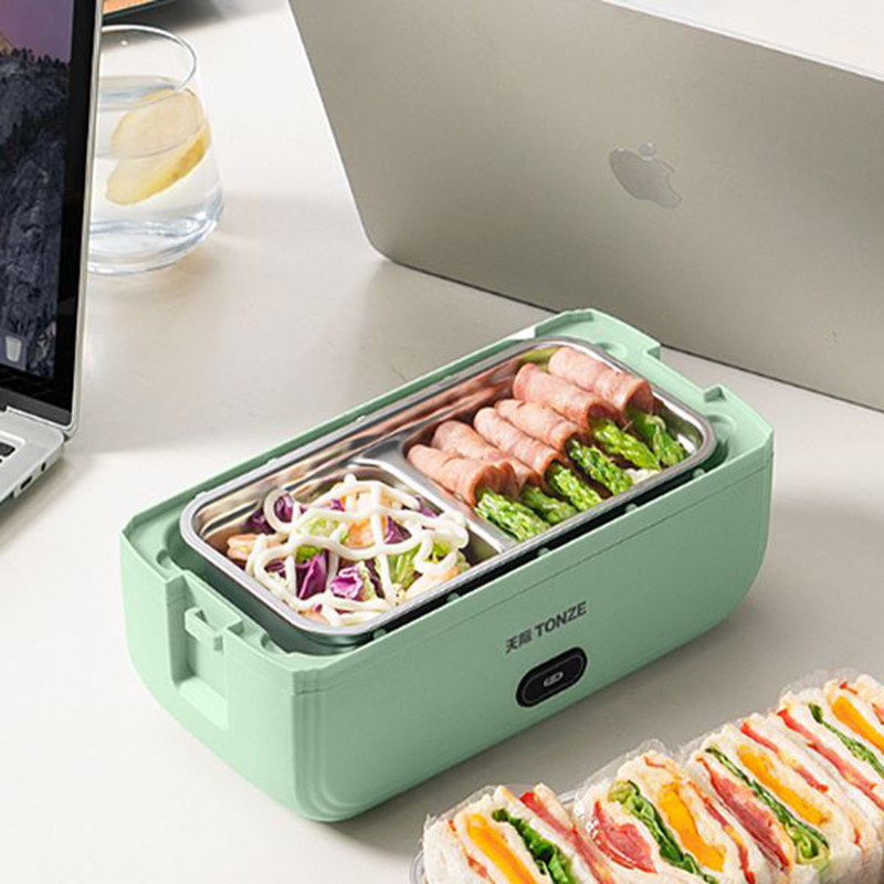 Hot Rice Container Electric Lunch Box One-Key Heating Lunch Box Food Heater  New