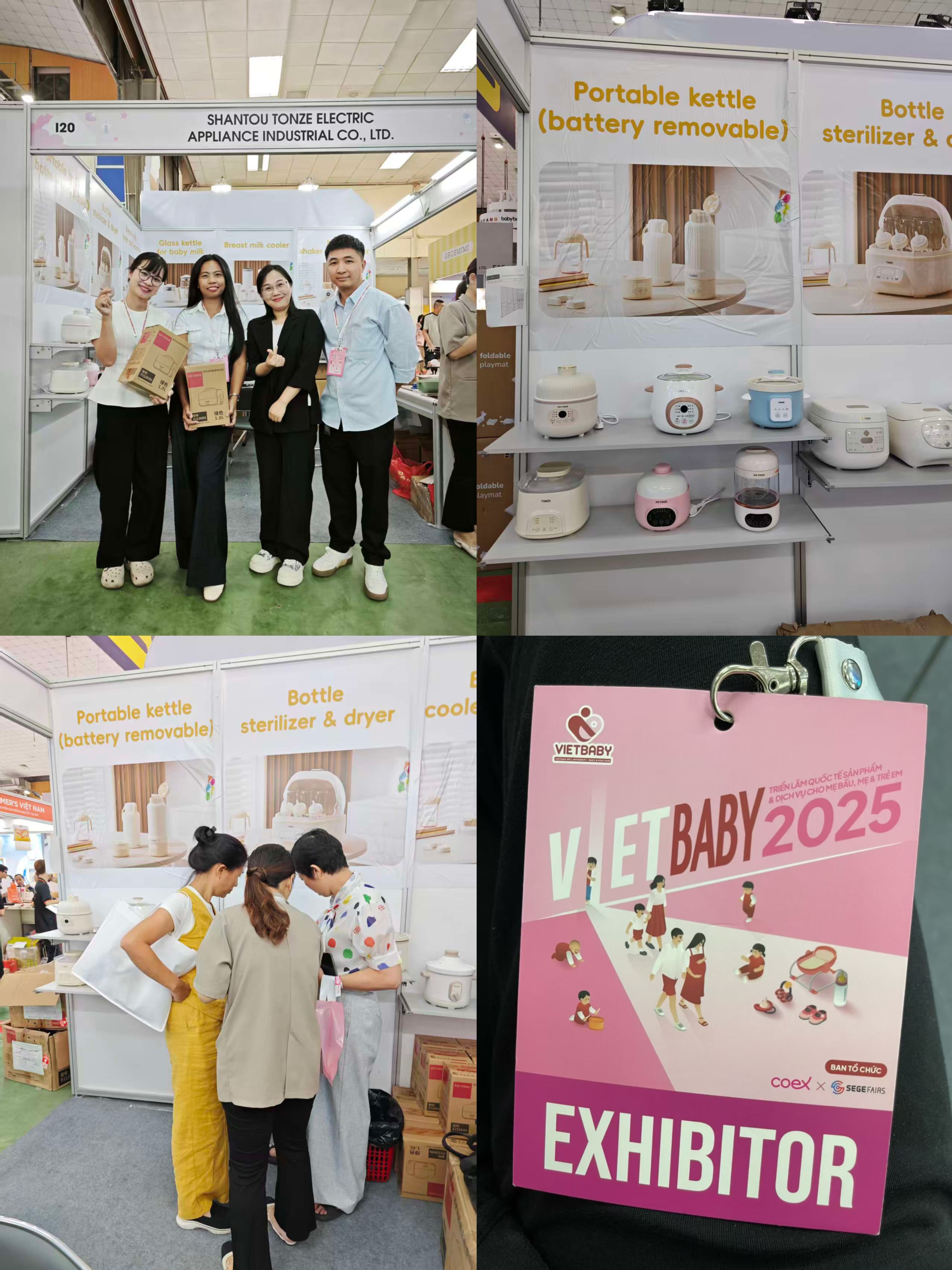 TONZE Concludes Successful Participation at 2025 VIET BABY Fair in Hanoi, Showcasing Innovative Breast Milk Care Solutions