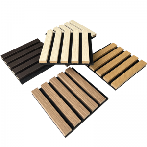 သစ်သား Slat Acoustic Panel