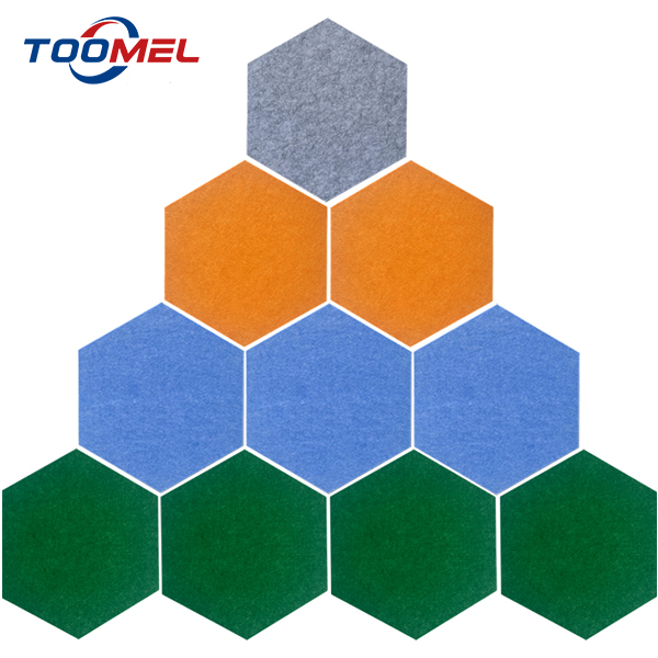 Factory Wholesale Hexagon Acoustic Panels/Sound Proof Panels - China 100%  Polyester Felt Fiber, Sound Absorbing Board
