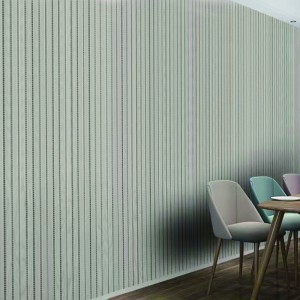 Slotted hole bamboo wood fiber sound-absorbing panel