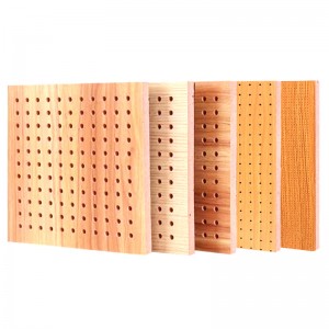 Perforated sound-absorbing board