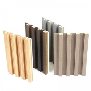 PVC-Bambus-Wandbrett, Ziegelverkleidung, geriffelt, dekorativ