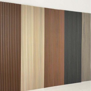 Pet Wooden Veneer Acoustic Panel