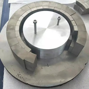 Magnete permanente di forma speciale SmCo per sistema magneticu di tubu à microonde