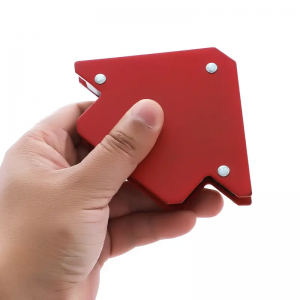 Factory Wholesale Triangle Style Magnetic Welding Positioner Red Magnet Set