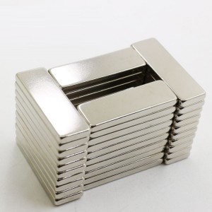 20 Salên kargeha Super Strong Bar Magnet Neodymium Block Magnetic