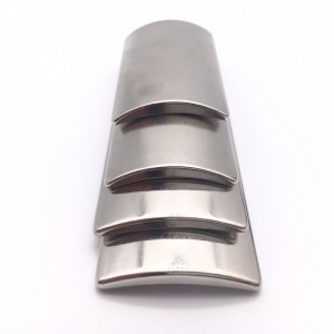 High Quality Nickel-plated N52 Strong Magnetic NdFeB Arc Vuas Magnet