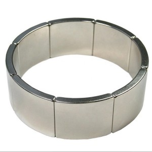 Chinese supplier customized high strength magnet NdFeB arc magnet