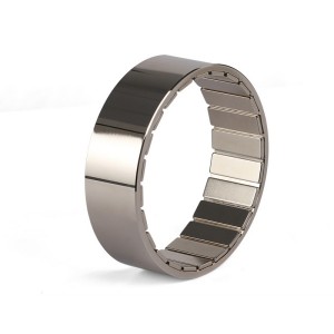 High Quality Nickel-plated N52 Strong Magnetic NdFeB Arc Tiles Magnet