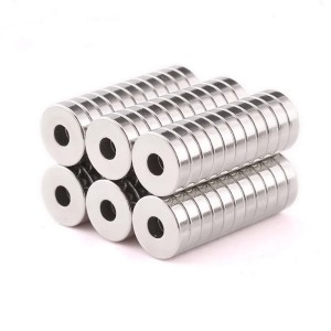 Magnet Maker Factory Round Ring Countersunk Neodymium Magnets ane Screws Hole