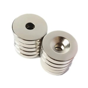 Magnet Maker Factory Round Ring Countersunk Neodymium Magnets with Screw Hole