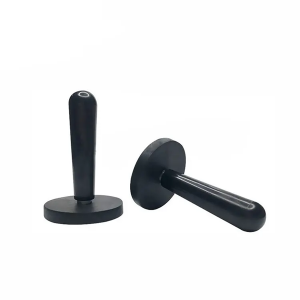 រឹងមាំ NdFeb Round Base Rubber Coated Pot Magnet ជាមួយនឹងចំណុចទាញ