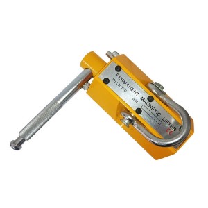 Sikkerhet 1000 kg Permanent Magnet Lifter Elektromagnet Manuell Magnet Lifter Crane
