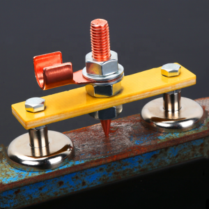 Gwani a cikin Ƙarfin Magnet Welding Magnetic Riƙe Maɗaukaki guda ɗaya na Welding Ground Clamp Tool