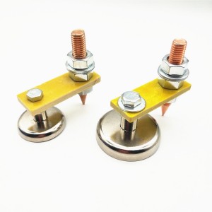 Single Double Welding Ground Clamp Welding Magnet Head Magnetic Holder