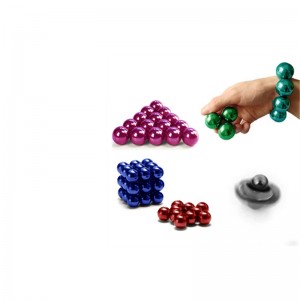 Hot Sale Mini Bulk Color Neodymium Magnet Bucky Rainbow Magnetic Balls