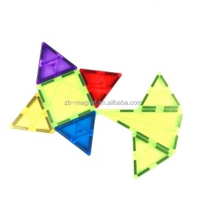 2023 Building Blocks Makukulay na Translucent Color Window Magnetic Sheet Toy