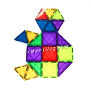 Shekaru 20 Maƙerin Magnetic Tiles 48 Saiti Don Ci gaban Yaro Na Farko