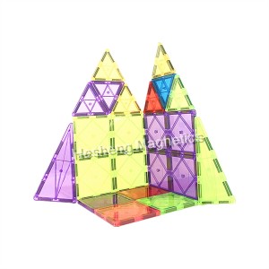 60 PCS 3D Magnetic Blocks Magnetic Tiles Toy Building Sets No nā keiki