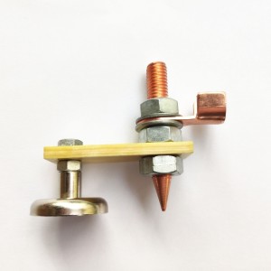 ក្រុមហ៊ុនផលិត 20 ឆ្នាំ Magnetic Welding Fix Clamp Strong Magnet Support for Welding Ground