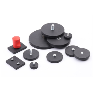ຂາຍສົ່ງຢາງພາລາ Coated Neodymium Miniature Pot Magnets