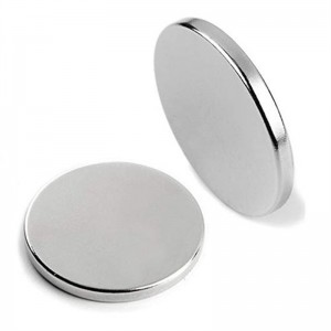 China Wholesale Magnet N52 Strong Axially Magnetized Big Size Neodymium Round Magnet