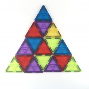 ຄວາມຄິດສ້າງສັນ Kids Magnet Puzzle Block ກະເບື້ອງແມ່ເຫຼັກຕຶກອາຄານຕັ້ງຂອງຫຼິ້ນການສຶກສາສໍາລັບເດັກນ້ອຍ