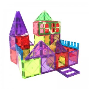 Kids Kreattivi Magnet Puzzle Blokk Magnetic Madum Building Blocks Set Ġugarelli Edukattivi għat-Tfal