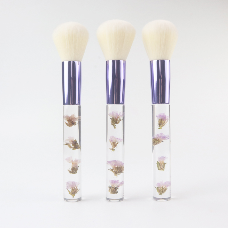 Coustom Acrylic Forever Flower Makeup Brush Set Wholesaler