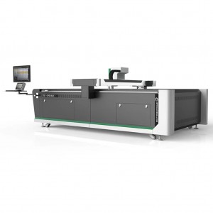 Máquina de corte dixital CNC da industria da impresión