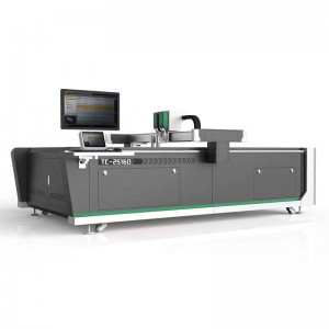 Digital CNC-skärmaskin för utskriftsindustrin